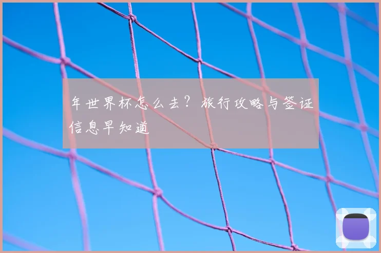 年世界杯怎么去？旅行攻略与签证信息早知道